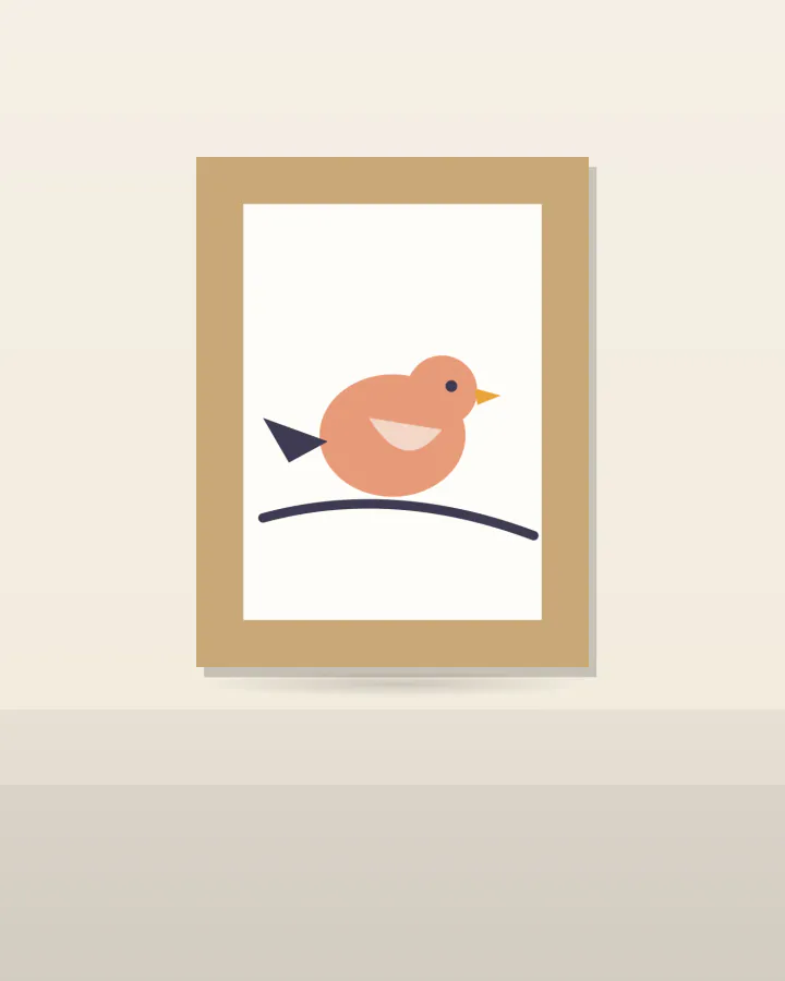 Garden Robin Print