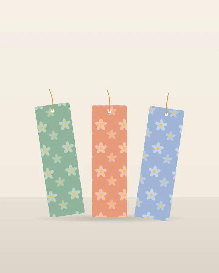 Pressed Flower Bookmarks