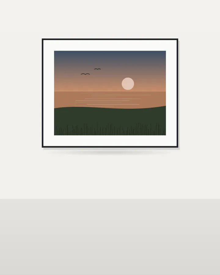 Dusk over the Creek