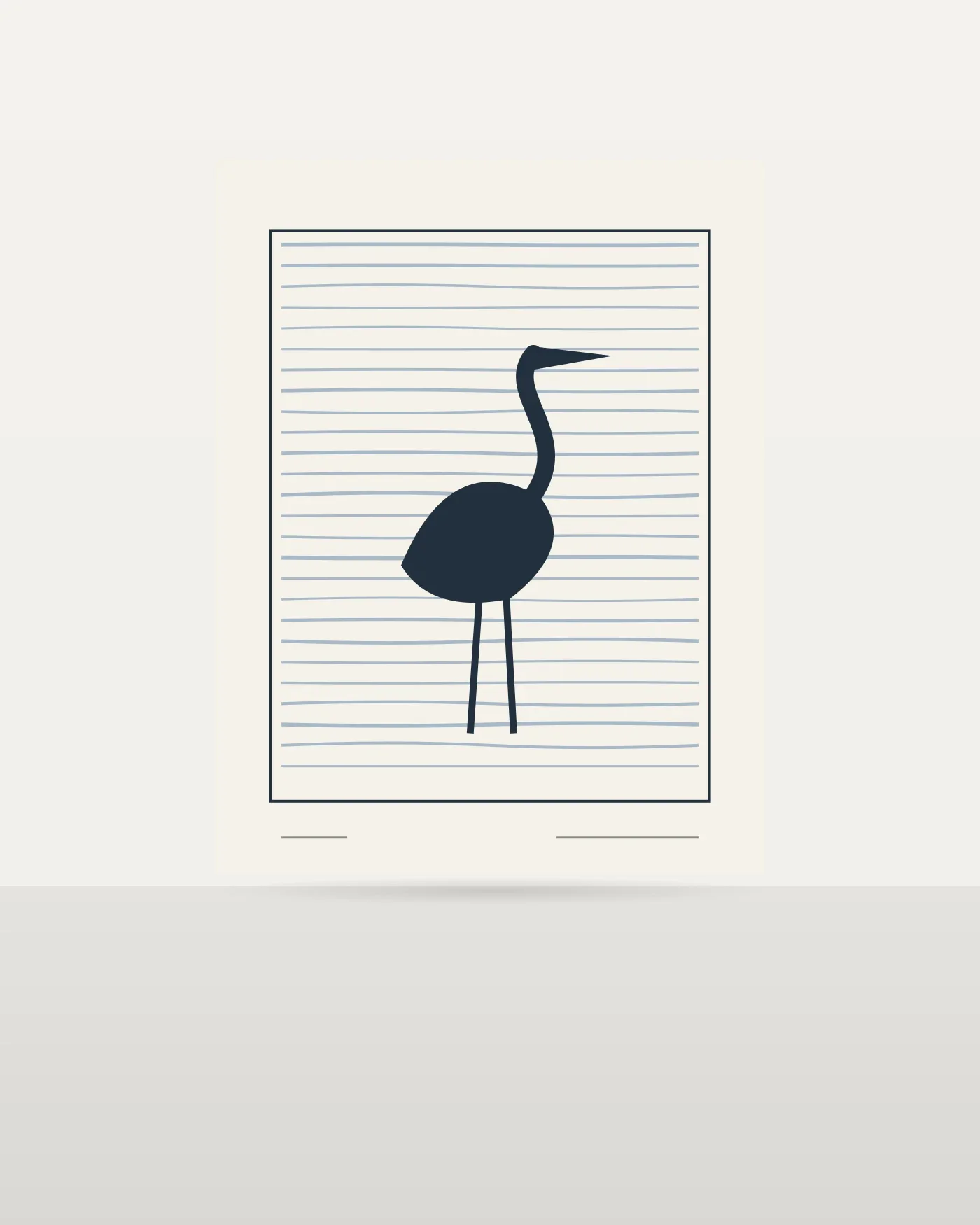 Heron at Dusk