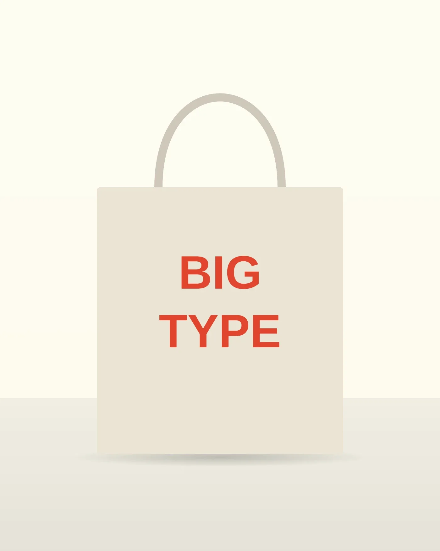 Big Type Tote